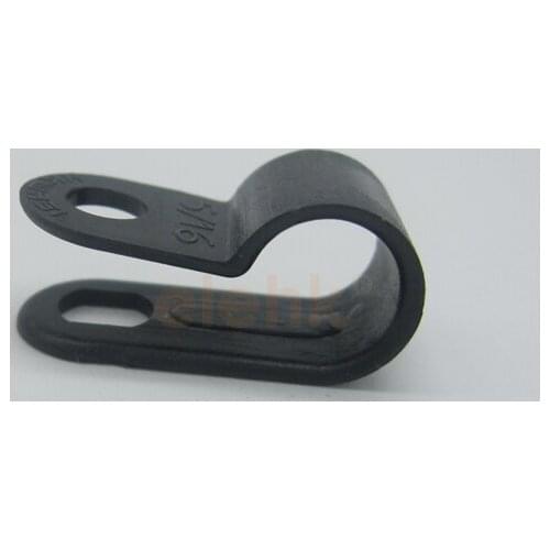CC-0.5 natural color 94V-2 plastic R type cable clamp 20pcs nylon wire cable clamp