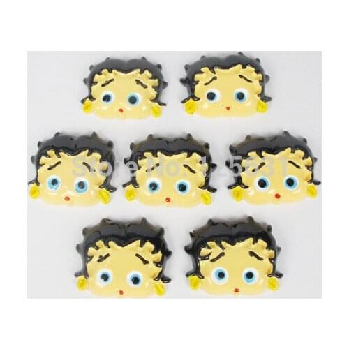 Kawaii Flatback DIY Resin Cartoon Sexy Girl Cabochons Flat Back Scrapbooking Embellishment Decoration Crafts Making:20*25mm