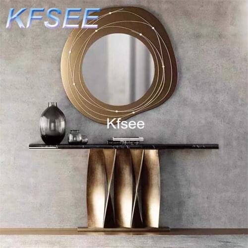 Prodgf 1 Set two layer mirror effect Corner Bedside Cabinet