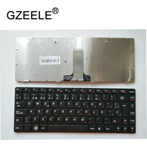 GZEELE Spanish Laptop keyboard for LENOVO G480 G480A G485 G485A Z380 Z480 Z485 G490AT G490 B480 B485 G405 black SP