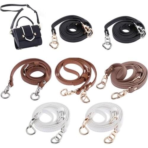 120 cm Leather Shoulder Bag Strap Quality Fashion Accessories DIY Cross Body Adjustable Belt Bag New Solid Bag Strap Replacement