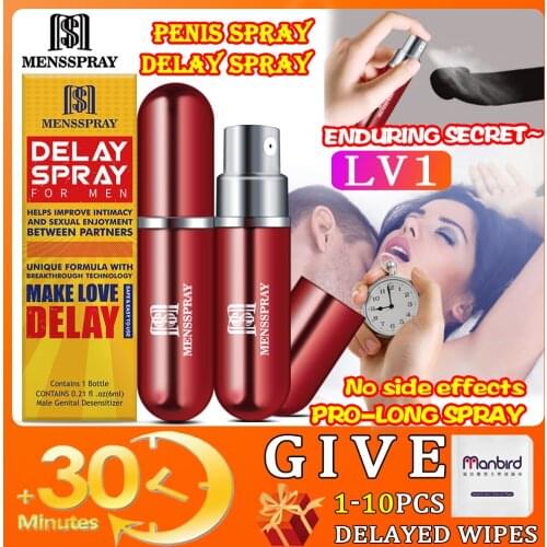 Sex Delay Oil Spray 15ml Powerful Long Lasting Sex Spray for Penis for Man Prevent Premature Ejaculation Sex Time Delay Product