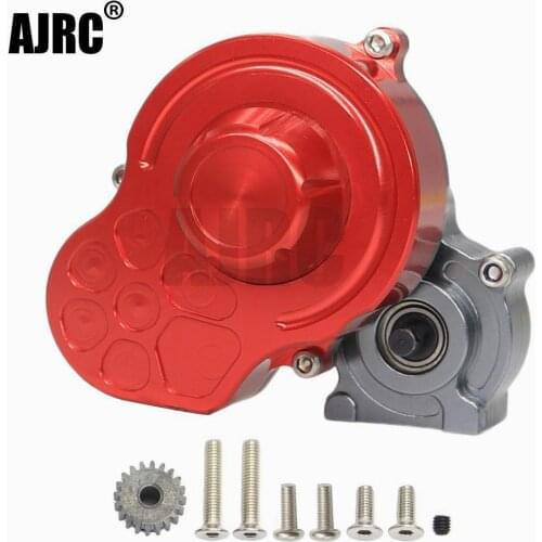 RC Metal Transmission Gearbox Tranny With Straight Gear for Axial SCX10 SCX10 II 90046 D90 1/10 RC Crawler Car