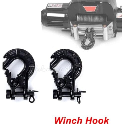 RC Metal Trailer Hook Winch Hook for 1/10 RC Crawler Car Axial SCX10 Traxxas TRX4 D90 Tamiya CC01 Simulation Decoration Parts