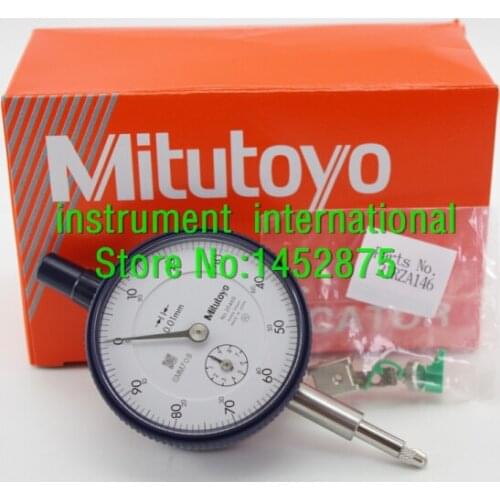 Mitutoyo 2046S Dial Indicator 0-10mm X 0.01mm Grad !!Brand New