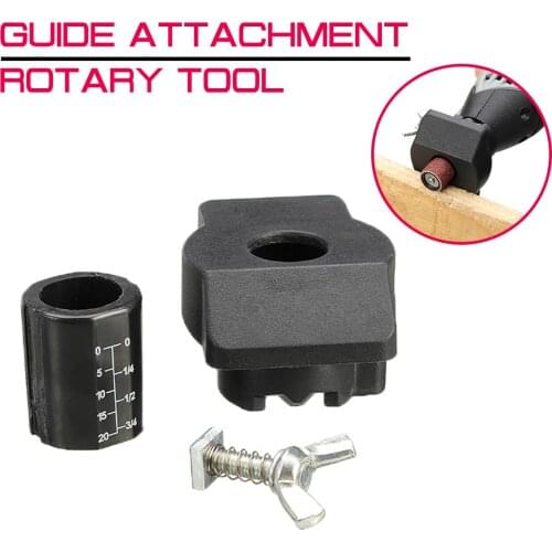 For Dremel and Hilda Sanding Grinding Guide Attachment Rotary Tool For Woodworking DIYAccessories Mini Drill