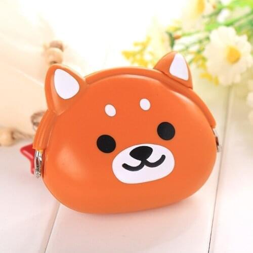2019 Women New Girls Silicone Coin Purse Animals Small Change Wallet Purse Key Wallet Coin Bag For Children Kids Gifts Mini #O