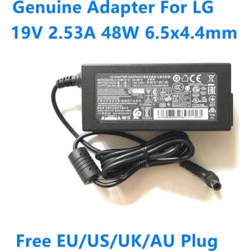 Genuine 19V 2.53A 48W DA-48F19 A4819_FDY Laptop Adapter For LG 32 inch TV 32MB25VQ 32LF5800 SAMSUNG BN44-00835A Power Charger