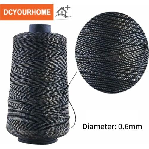 1pcs Strong Bounded Nylon Leather Sewing Waxed Thread for Craft Repair Shoes Black