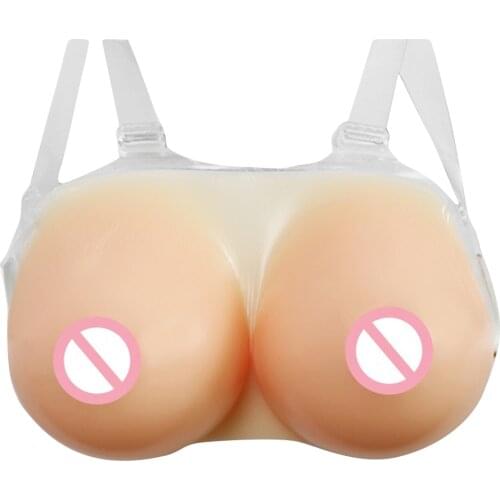 Realistic Fake Boobs Silicone False Breast Forms for Crossdresser 500-1000g