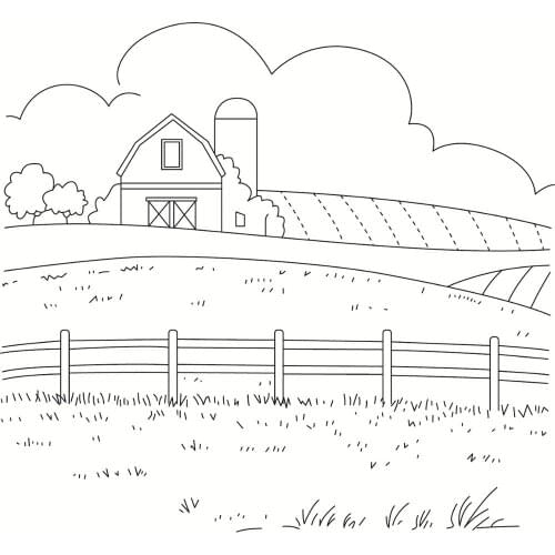 14x14 House lawn Transparent Clear Stamps Silicone Seals for DIY scrapbooking photo album Card Making