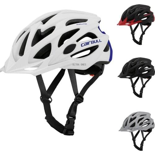 Bicycle Helmet Road Bike Cycling Helmet Integrally-Mold Riding Head Protective Safely Cap Ultralight Bike Helmets with Sun Visor