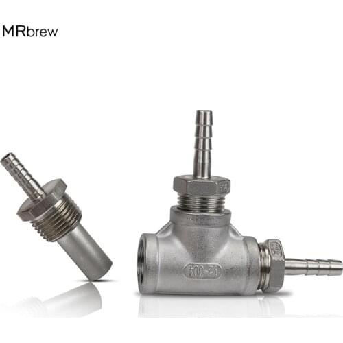 Home Brew Inline Brewing Stainless steel Aeration/Oxygenation Diffusion Stone Assembly 2 Micron - 1/2" MPT