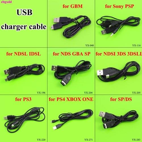 USB Charging Cord charger for Sony PSP 1000 2000 3000 PS4 for GBM GBA SP NDSI NDS 3DS 3DSLL/XL Wireless Controller Connector