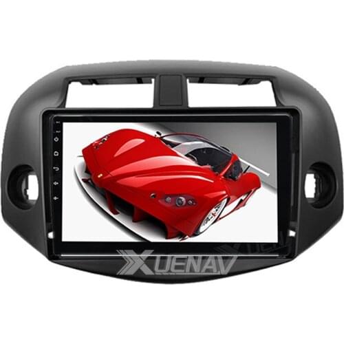 10 inch Panel Dashboard Dash Head Unit Car Refitting Stereo Car Radio Fascia DVD Player Frame for Toyota RAV4 2007