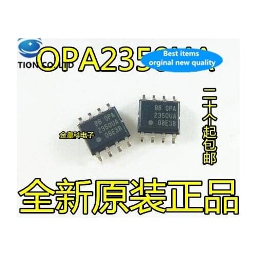 10PCS OPA2350 OPA2350UA SOP-8 pairs of operational amplifier chip in stock 100% new and original