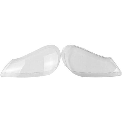 2 Pcs Car Clear Front Left Right Headlight Lens Cover Replacement Headlight Head Light Lamp Cover