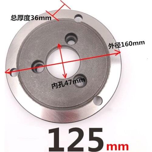 Indexing head accessories flange transition plate three-jaw chuck connecting plate K11-160 4-jaw 160mm