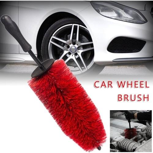 Large Car Rim Wheel Brush Tire Brush Rim Cleaning Brush Engine Master Car Wheel Brush Auto For Cars Trucks SUV Motorcycle