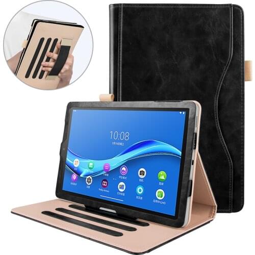 For Lenovo Tab M10 Plus Tablet Case for Tab M10 10.1 Cover with Hand Strap Stand Funda for M10 HD 2nd Capa Funda for P10