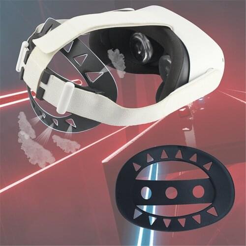 For Oculus Quest 2 VR Headset Rear Cover Cushion Decompression Breathable Pad Spare Parts