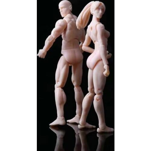 3.75-inch Figma Action Figure Toys Artist Movable Limbs Male Female 10.5cm joints body Model Mannequin Art Sketch Draw Dolls