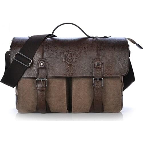 MANJIANGHONG Men's Leather Bags