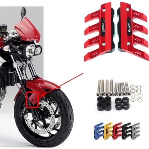 With Logo 5 Colors For BMW F800R Motorcycle Accessories CNC Aluminum Front Fender Mudguard Anti-Drop Slider Protector Cover