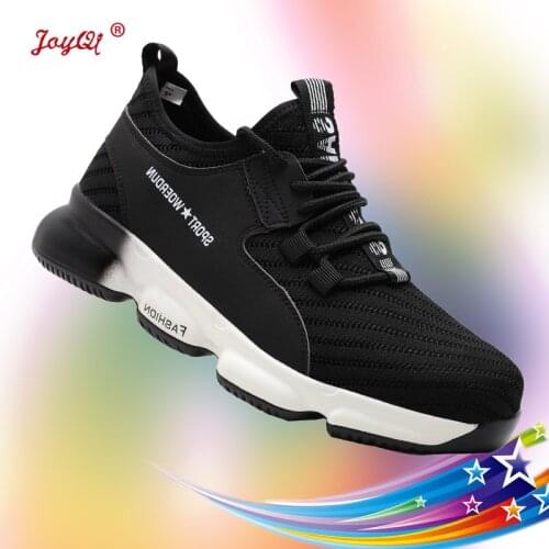 Men Safety Shoes Women Work Sneakers Steel Toe Cap Anticollision Fashion Casual Ultralight Plus Size 37-45 JOY-216