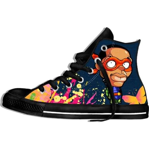 Men High Top Casual Shoes Q Star Russell Westbrook 3D Printing Mens Street-Star Side Fashion Sneaker