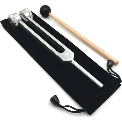 OM136.1Hz Aluminum Alloy Musical Tuning Fork Instrument Kit for Sound Healing Sound Vibration Tools
