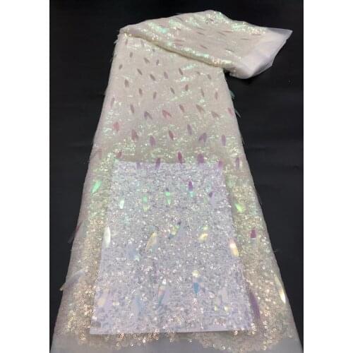 The new exquisite sequin embroidery with hanging mesh, good quality and good price, suitable for fashionable ladies' skirts