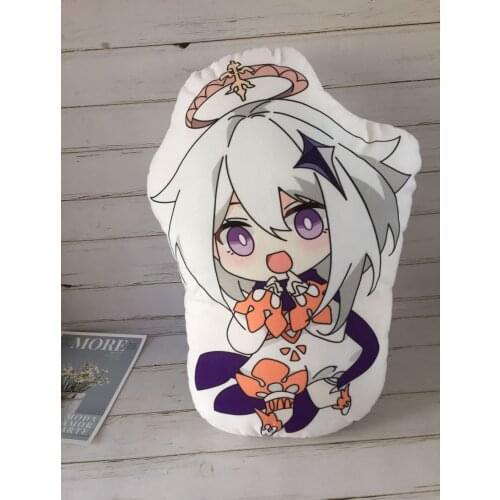 2021 new game Genshin Impact Q version fan pillow KEQING VENTI DILUC animation peripheral printing cushion
