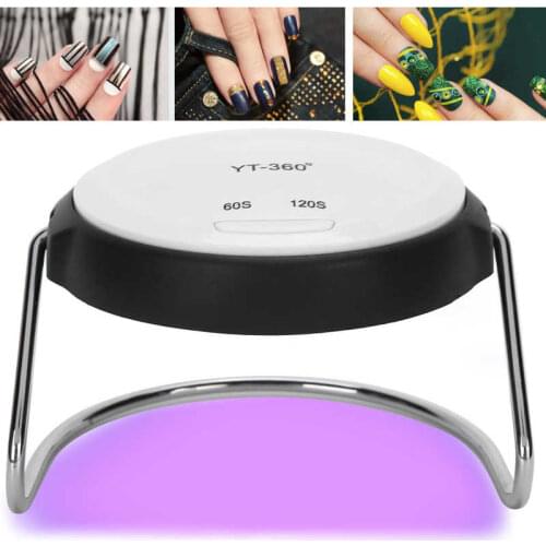 18W USB Portable Gel Polish Nail Curing Machine LED UV Timing Nail Dryer Lamp Manicure Tool Nail Drying Lamps Lights Accessories