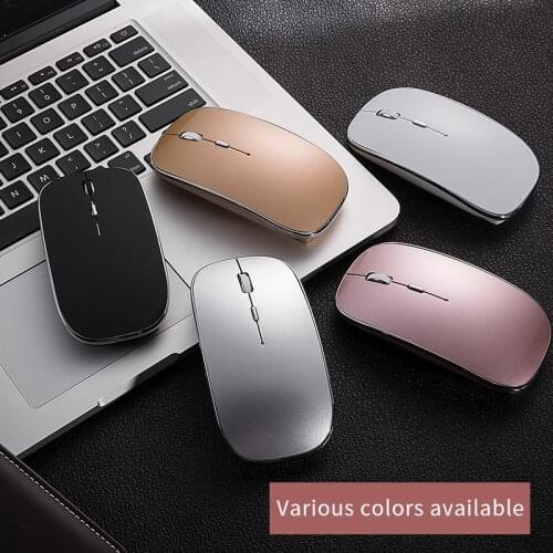 Spot Charging Bluetooth Mouse Dual Mode Mute Wireless Mouse 1600dpi Resolution 2.4GHz Transmission Rate