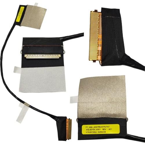 Brand New Cable FOR LENOVO ThinkPad P1 X1 Extreme Hermit UHD 4K Screen Cable P1_edp_uhd 450.0DY0C.0001 FRU:01YU7