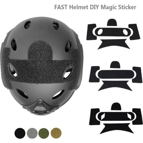 Tactical Helmet Magic Sticker TB-FMA FAST Helmet Tape Cover for MH BJ PJ Style Ballistic Helmets DIY Helmet Accessories