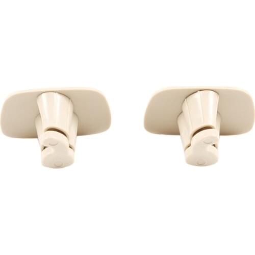 2 PCs Beige car Interior ABS hooks hook clothes hanger Trim for Volvo V90 S90 XC40 XC60 XC90 2015-2020