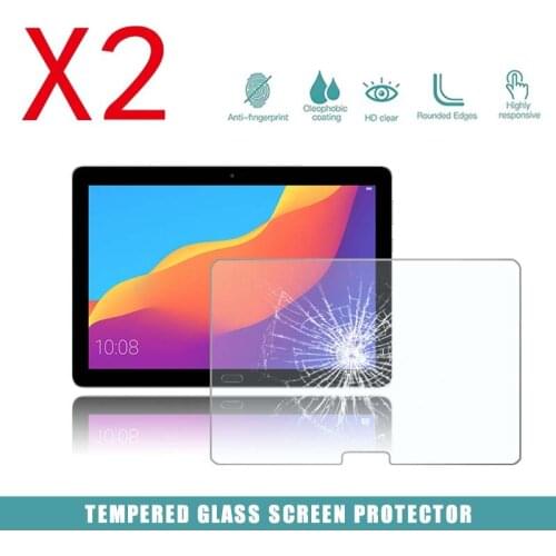 2Pcs Tablet Tempered Glass Screen Protector Cover for Huawei Honor Pad 5 Explosion-Proof Screen HD Tempered Film