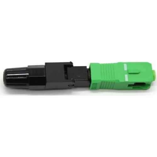 200pcs 60mm Fiber Optic Connector SC/APC Fast Connector Quick Connector Embedded FTTH SC Single Mode