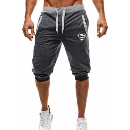 2020 Summer Mens Capri Shorts Casual Mens Beach Shorts Male Trousers homme Brand Clothing Loose Straight Shorts