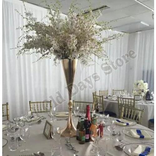 70cm Tall Metal flower vases Table centerpiece Wedding Props 10pcs/lot