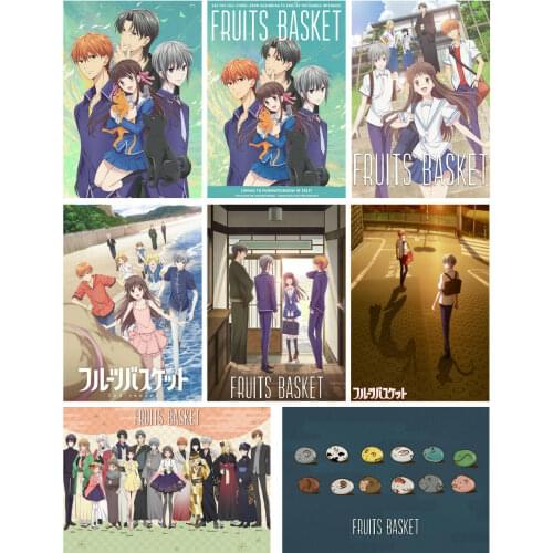 8style Choose Fruits Basket Anime Manga PICTURE Art Film Print Silk Poster Home Wall Decor 24x36inch