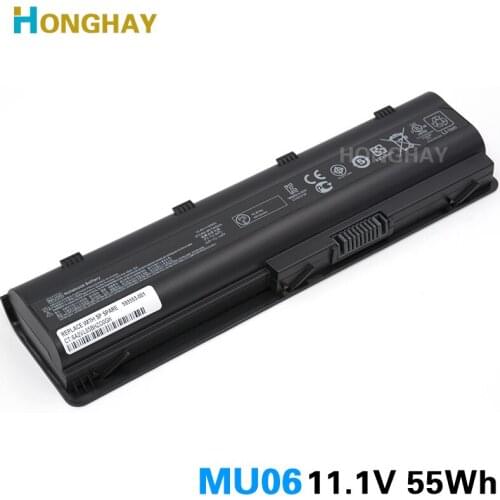 HONGHAY 55WH MU06 Laptop Battery for HP Pavilion G4 G6 G7 G32 G42 G56 G62 G72 CQ32 CQ42 CQ43 CQ62 CQ56 CQ72 DM4 MU09 593553-001