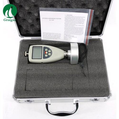 AS-120F Durometer Sponge Hardness Tester Polyurethane Foam Rubber Hardness Meter Range: 0~100H