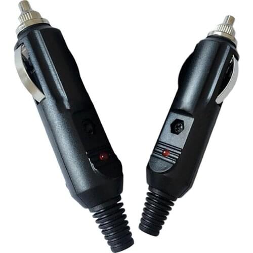 Car Charger With Light Cigarette Lighter Plug Cigar Temperature Insulated Plug Welding Resistant Heat High High Resist P6F8