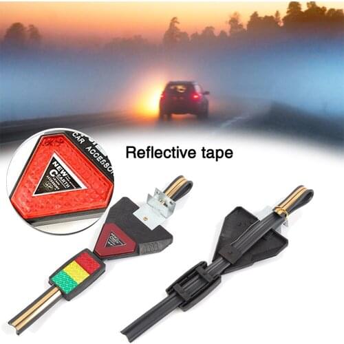 Automotive Reflective Triangle Type Electrostatic Belt Anti-Static Warning Release Eliminate Static Electricity Belt Triangular