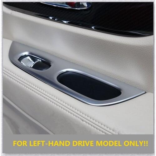 Car Inner Door Armrest Window Lift Button Cover Kit Trim Accessories For Nissan X-Trail X Trail T32 Rogue 2014 2015 2016 2017