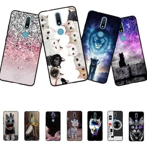 For Nokia 2.4 Nokia2.4 TA-1277 TA-1275 TA-1274 TA-1270 Case Soft Silicone TPU Animals Coque For Nokia 2.4 Nokia2.4 Cover Funda