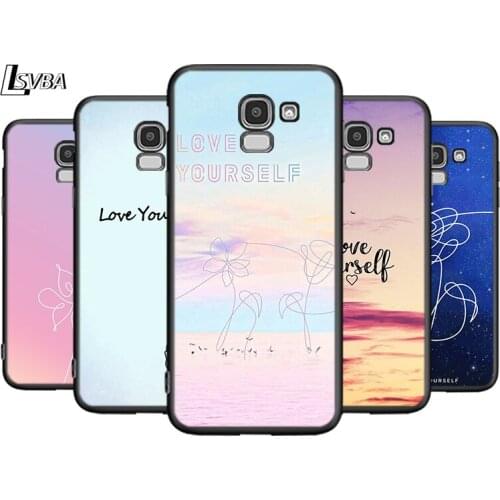Love Yourself Flower Kpop For Samsung Galaxy J8 J7 Duo J6 J5 Prime J4 Plus J3 J2 Core 2018 2017 2016 Phone Case Cover